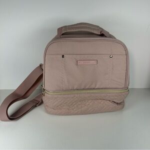 TOURIT Lunch Bag Women Double Deck Lunch Box Insulated Lunch Color Light Pink